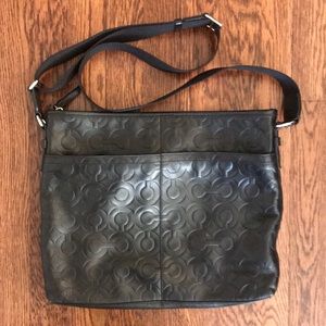 Coach Signature Leather Crossbody Bag